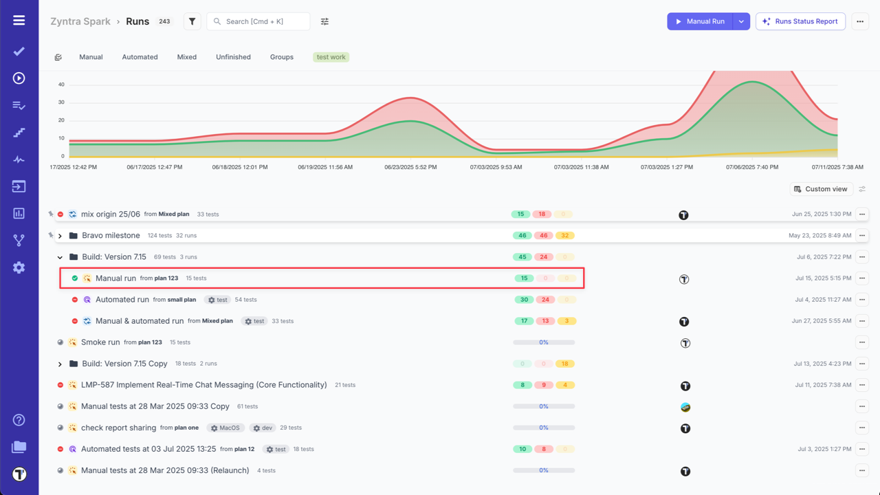 Testomat.io - New statuses